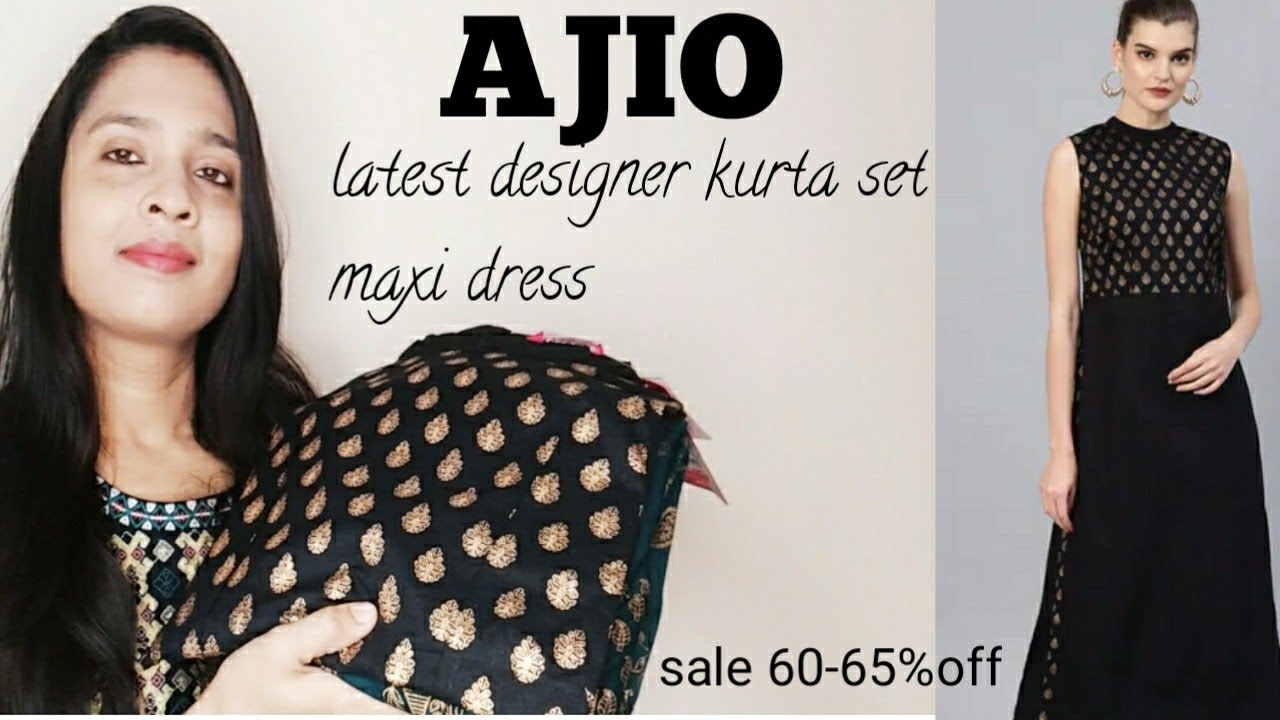 ajio maxi dress