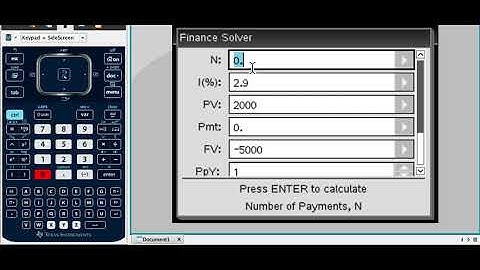 using finance solver