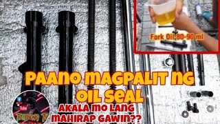 Paano mag Repair ng Front Shock Absorber,Palit oil seal ng motor Xrm rs 125,