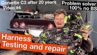 Engine Harness, Headlight Harness (Repair reuse) How to repair and test engine harness Corvette C3