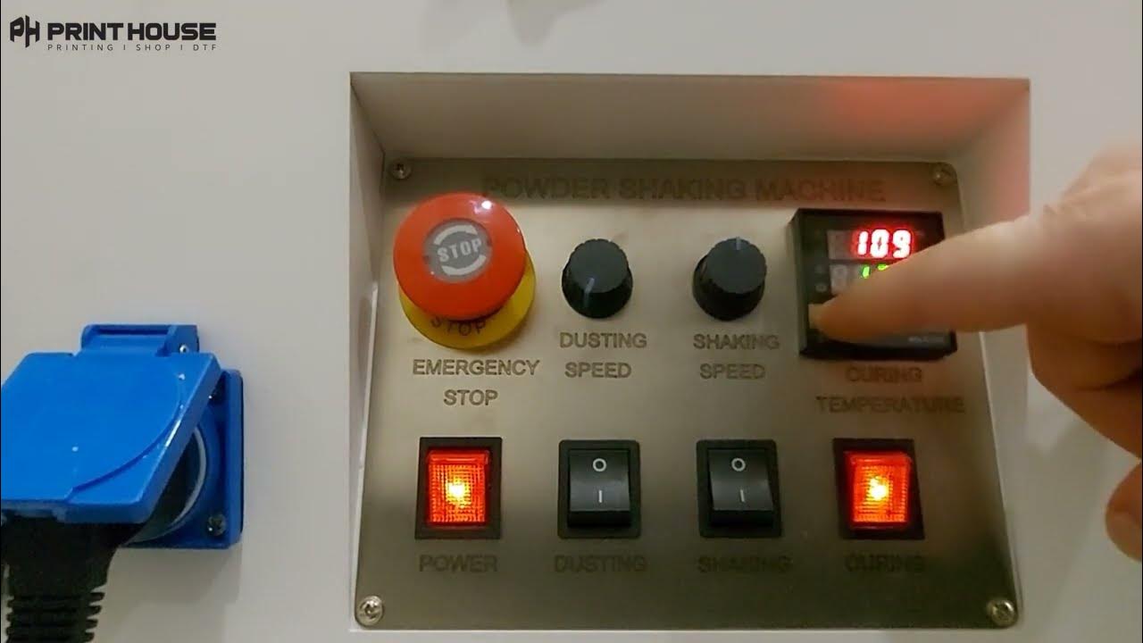 DTF POWDER SHAKER AUTO TUNE on Rex C100 PID Controller YouTube