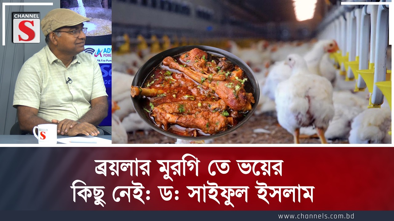 ব্রয়লার মুরগিতে ভয়ের কিছু নেই: ড. সাইফুল ইসলাম | Channel S