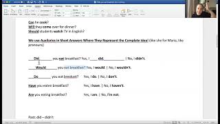 too either 3 uses of auxiliary introductory lecture