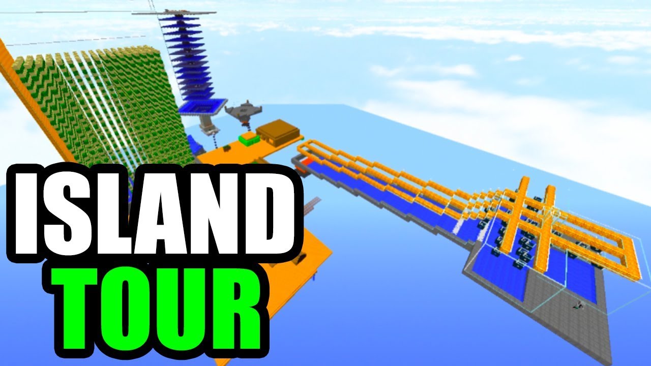 SKYBLOCK ISLAND TOUR -  Minecraft