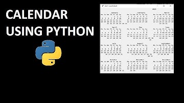 Calendar Using Python