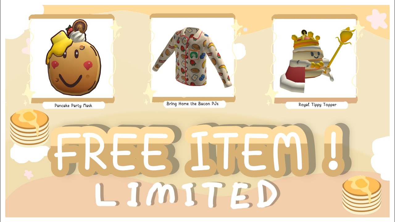 HOW TO GET FREE ITEM สอนรับไอเทมเซ็ทแพนเค้ก 🥞 Roblox Pancake