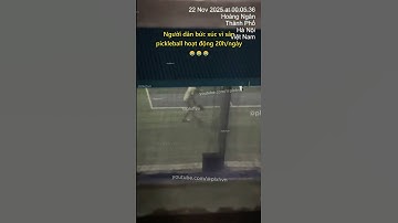 Người dân bức xúc vì sân pickleball hoạt động 20h/ngày😂 #pickleball #cuocsong #hanoi #xahoi #thethao