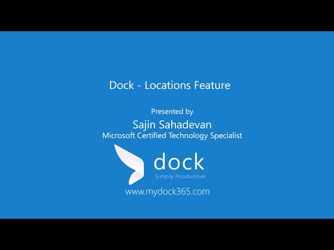 dock Training Series - Locations Feature