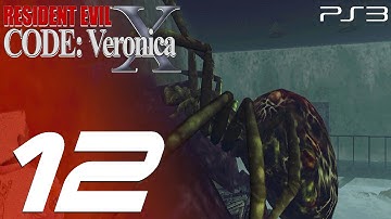 Resident Evil Code Veronica X (PS3) - Walkthrough Part 12 - Spider Boss & Chris Finds Claire