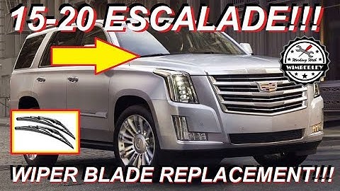 How To Replace The Wiper Blades On A Cadillac Escalade 2015-2020 GMC Yukon Chevy Tahoe Silverado