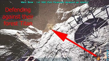 ARK Official PVP | Small Tribes | Defending Against A Forest Titan