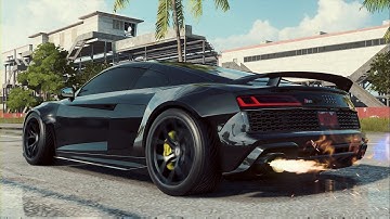 Need For Speed Heat - 1,200HP+ Audi R8 V10 Performance Customization + Air Suspension
