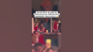 O AMOR ESTÁ NO AR EM KANSAS CITY ❤️❤️ #taylorswift #traviskelce #chiefs #nflbrasil