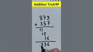 Addition trick😎 #shorts#addition #fastcalculationtricks#mathtricks #kidseducationwithfun