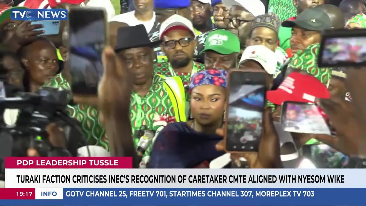 Turaki Faction Criticises INEC's Recognition Of  Pro-Wike's PDP Caretaker Cmte