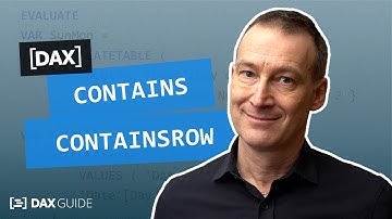 CONTAINS, CONTAINSROW - DAX Guide