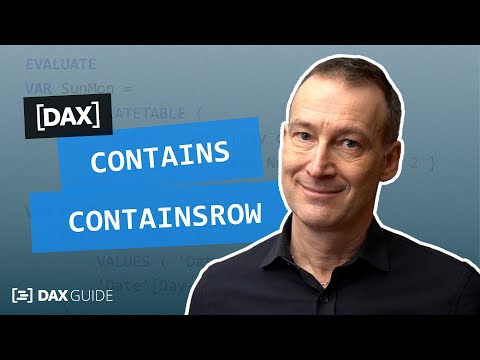 CONTAINS, CONTAINSROW - DAX Guide