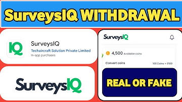 SurveysIQ App Withdrawal | Review | Real or Fake? Legit or Scam? | surveys iq app