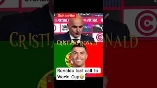 RONALDO LAST CALL TO WORLD CUP 2026 😭#futbol #soccer #football #ronaldo #worldcupqualification #wcq
