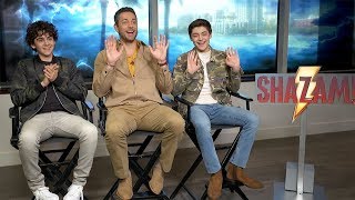 Jack Dylan Grazer, Zachary Levi & Asher Angel Interview: SHAZAM!