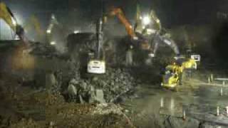 Armac Demolition - M1 J8 Bridge Demolition