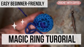 Magic Ring Crochet Tutorial 🧶 | Easy Center Start Tips & Tricks for Beginners