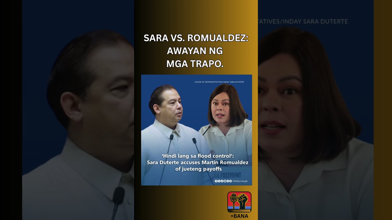 Sara vs Romualdez Awayan ng mga trapo