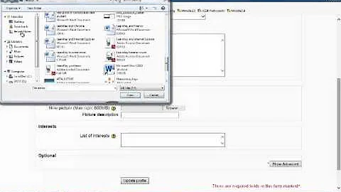 Cant locate uploaded picture in moodle 2.5