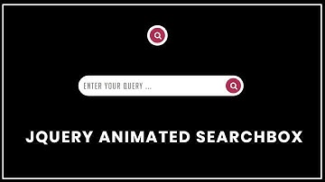 Jquery animated search box tutorial | Jquery Animation Tutorial