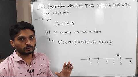 Metric Spaces | Lecture 31| Set of Irrational Numbers is not Open in R
