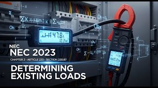 Section 220.87 Determining Existing Loads - NEC 2023 - Chapter 2 - Article 220