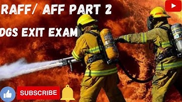 RAFF/ AFF EXIT EXAM PART 2 DGS QUESTION & ANSWER PLEASE SUBSCRIBE, SHARE & LIKE THE CHANNEL THANKS!!