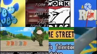 Blue's Clues, Squirrel Boy, LPS, Garfield And Friends, Sesame Street, P&F, KVK, SS Credits Remix