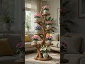 Twisted Tree Wooden Plant Stand Timelapse Creation#art #diy #craft #wooddesign