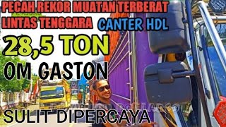 Sulit Di Percayarekor Terberat Canter Hdl 136 Ps Muatan Sampai 285 Ton