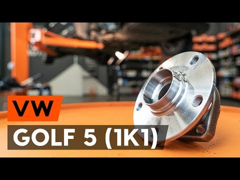 How to change front wheel bearing / front hub bearing on VW GOLF 5 (1K1) [TUTORIAL AUTODOC]