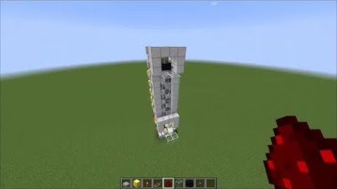 Minecraft 1.11~1.16+ - Fast & Small Simple Up/Down Piston Elevator [Tutorial] (Read description)