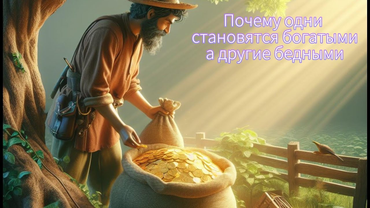 Притча-Всадник, Фермер и Бедняк. Почему Одни Становятся Богатыми, а ...