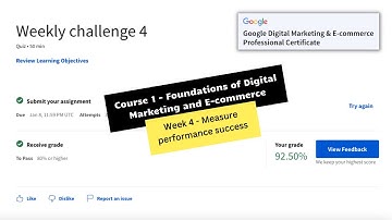 Foundations of digital marketing and e commerce weekly challenge 4 || theanswershome