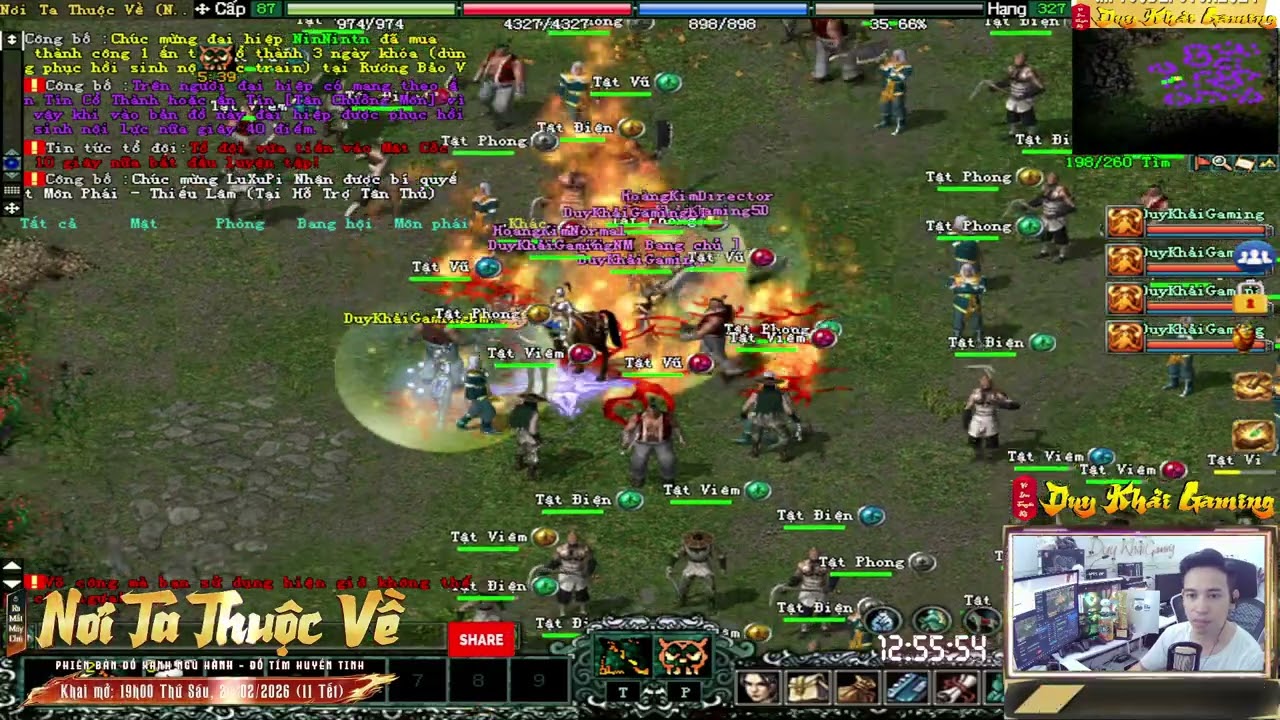 Võ Lâm 1⚡️HOT Hướng Dẫn Train Map Cực VIP Mật Cốc 4-5Acc Đơn Giản 700x/1acc🎙Duy Khải Gaming🔰