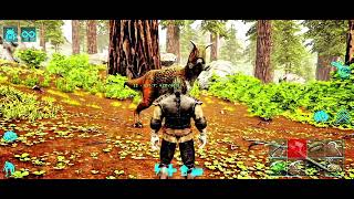 TAMING carnotaurus in ark ultimate mobile edition ,| ARK series 1#ark #vlog #gaming #dinosaur #carno