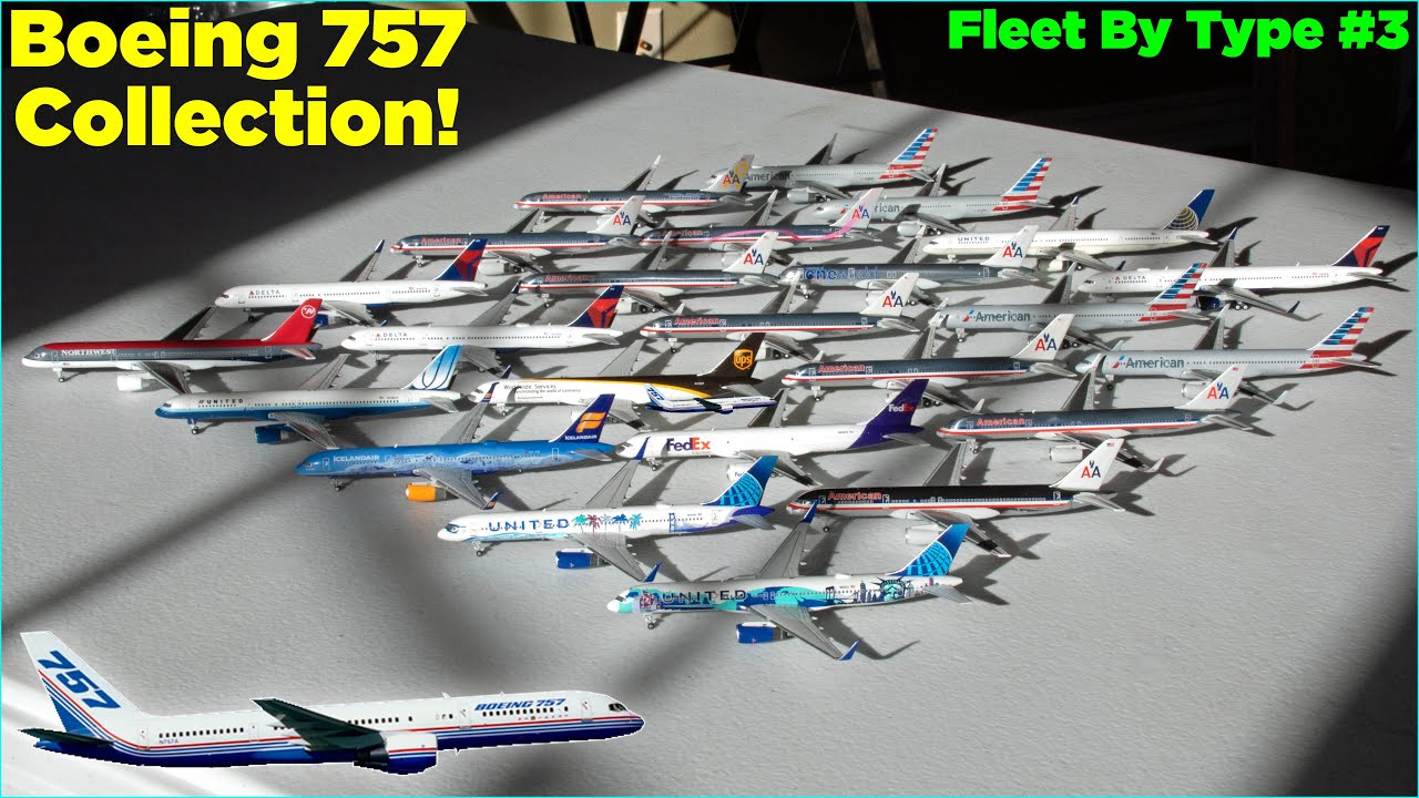 Boeing 757 Collection! | Fleet By Type #3 - YouTube