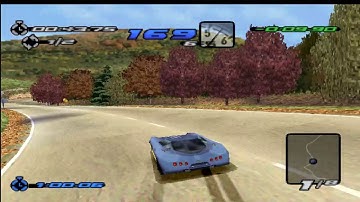 Need for Speed III: Hot Pursuit (PSX) - hometown 2 laps - 2:06.28