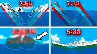 10 SHIPS — ONE CUT. WHO WILL LAST LONGER THE RESULTS ARE SHOCKING! | Floating Sandbox