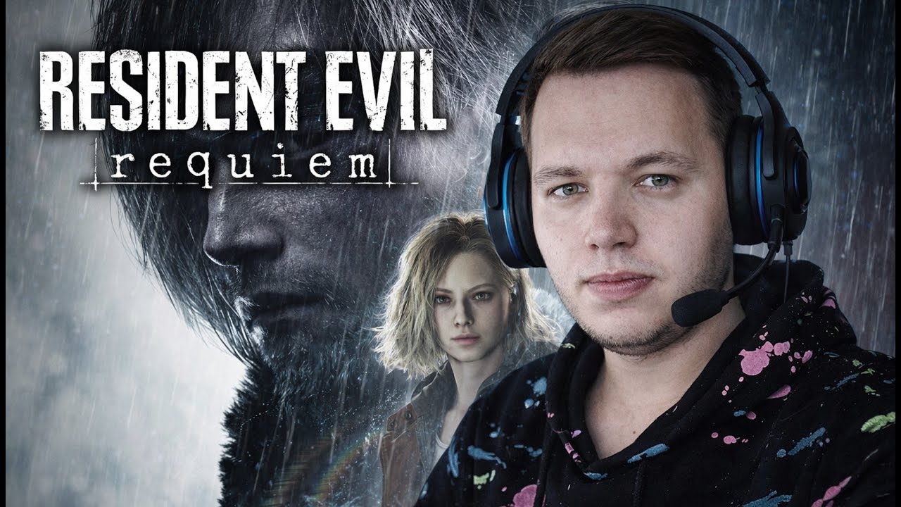 Resident Evil 9. Requiem. Стрим с вебкой. Часть 3.