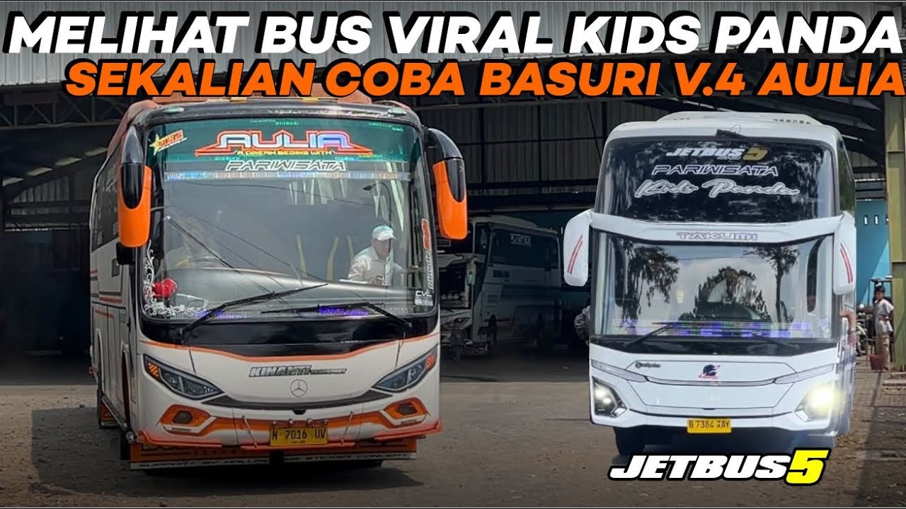 AKHIRNYA KETEMU KIDS PANDA TERBARU🤩 MAIN KE GARASI TUNGGAL JAYA NAIK KINAN TRANS TEST BASURI V.4😎