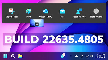 New Windows 11 Build 22635.4805 - New Drag to Share Feature, New Snap Bar and Snap Flyout (Beta)