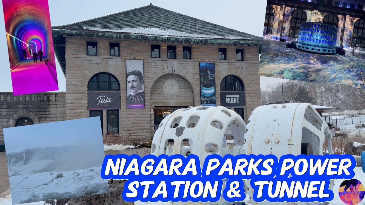 Niagara Parks Power Station Tunnel and Amazing Light Show   Very nice attraction on Canada side