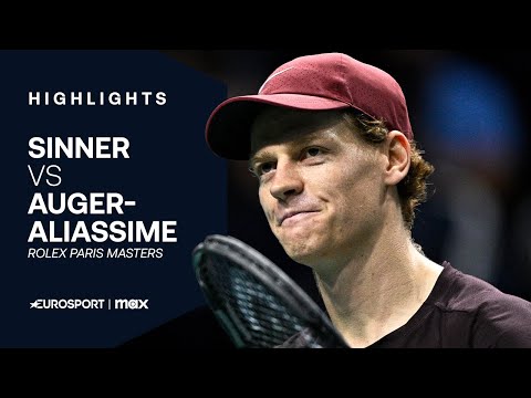 ROLEX PARIS MASTERS : Jannik Sinner S'OFFRE Auger-Alliassime au terme d'une finale de HAUT NIVEAU