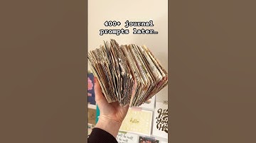 What 400+ junk journal prompts looks like 👀